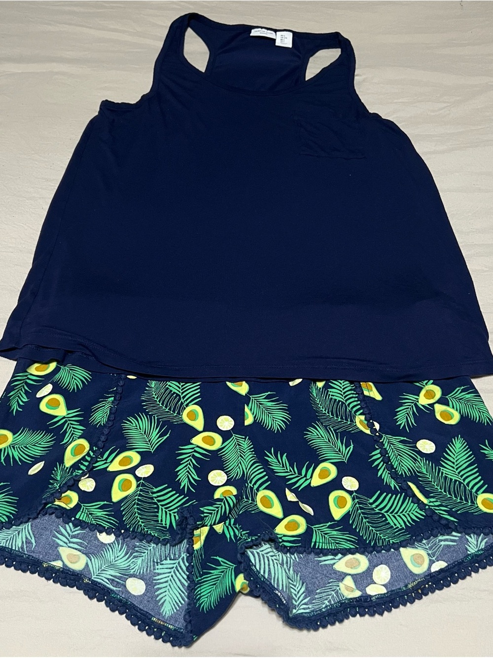 Tabitha Webb Navy Sleepwear Tank Top